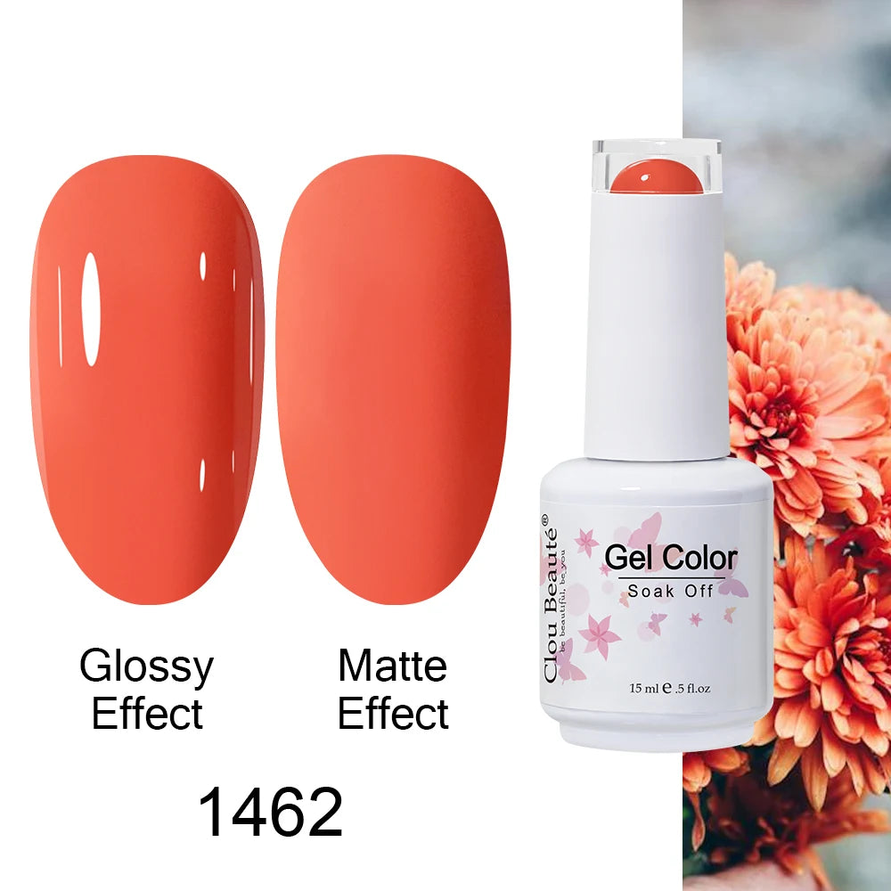 Clou Beaute Royal Blue Color Winter Trendy Semi Permanent Nail Art Manicure Varnishes Gel Nail Polish Hybrid Base Gel Top Coat