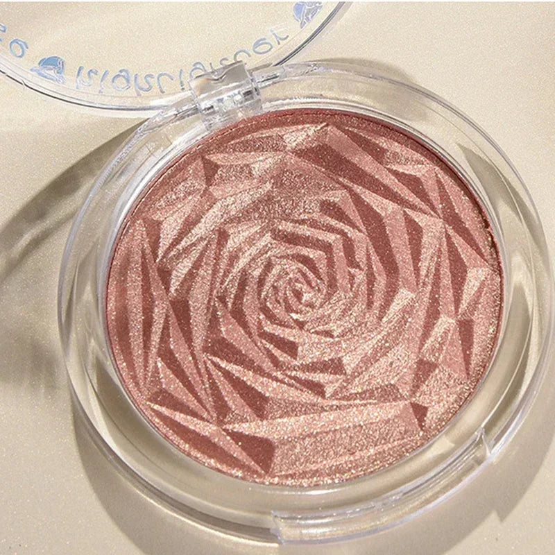 6 Colors Diamond Highlighter Powder Palette Glitter Face Contour Brighten Makeup Shimmer Ultra-concentrated Illuminate Cosmetic