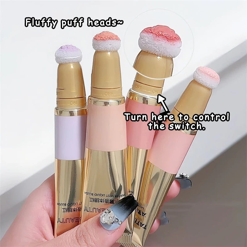 Air Sense Liquid Blusher Cute Strawberry Milk Purple Blush Matte Rubor Shading Contour Brighten Korea Dupe Makeup Women Cosmetic
