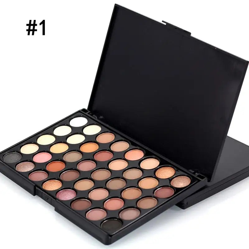 Matte and Shimmer Eyeshadow Palette - Waterproof Makeup Kit