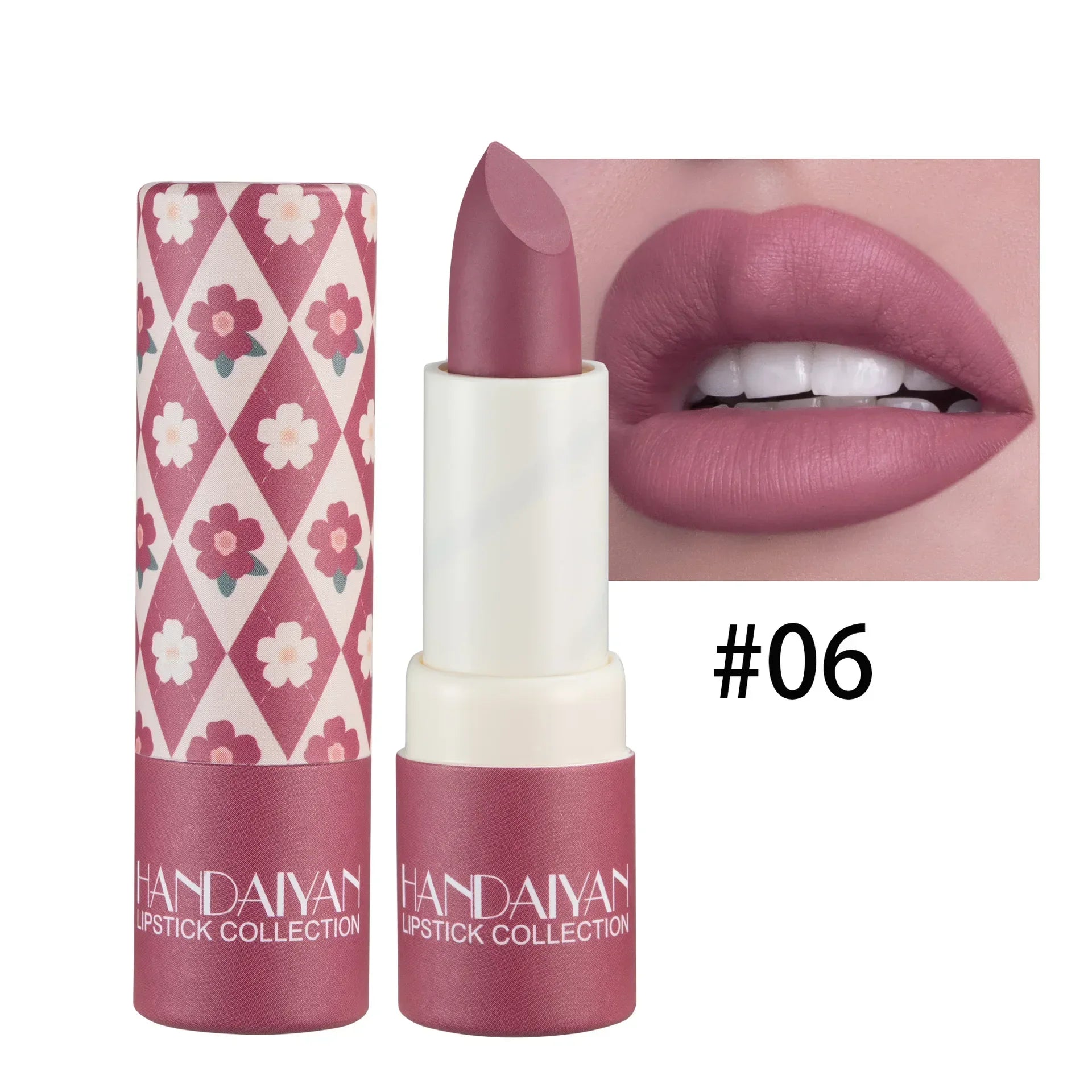 Lipstick Velvet Matte New Nude Moisturizing Tint Lip Balm Cream Pigment 8-color Luxury Lip Makeup Waterproof Cosmetic