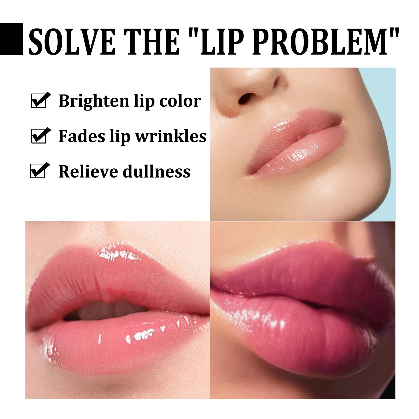 Lip Lightening Scrub Balm for Dark Lips Remove Dark Smoke Lips Exfoliating Repair Fine Lines Moisturizing Brightening Lip Care