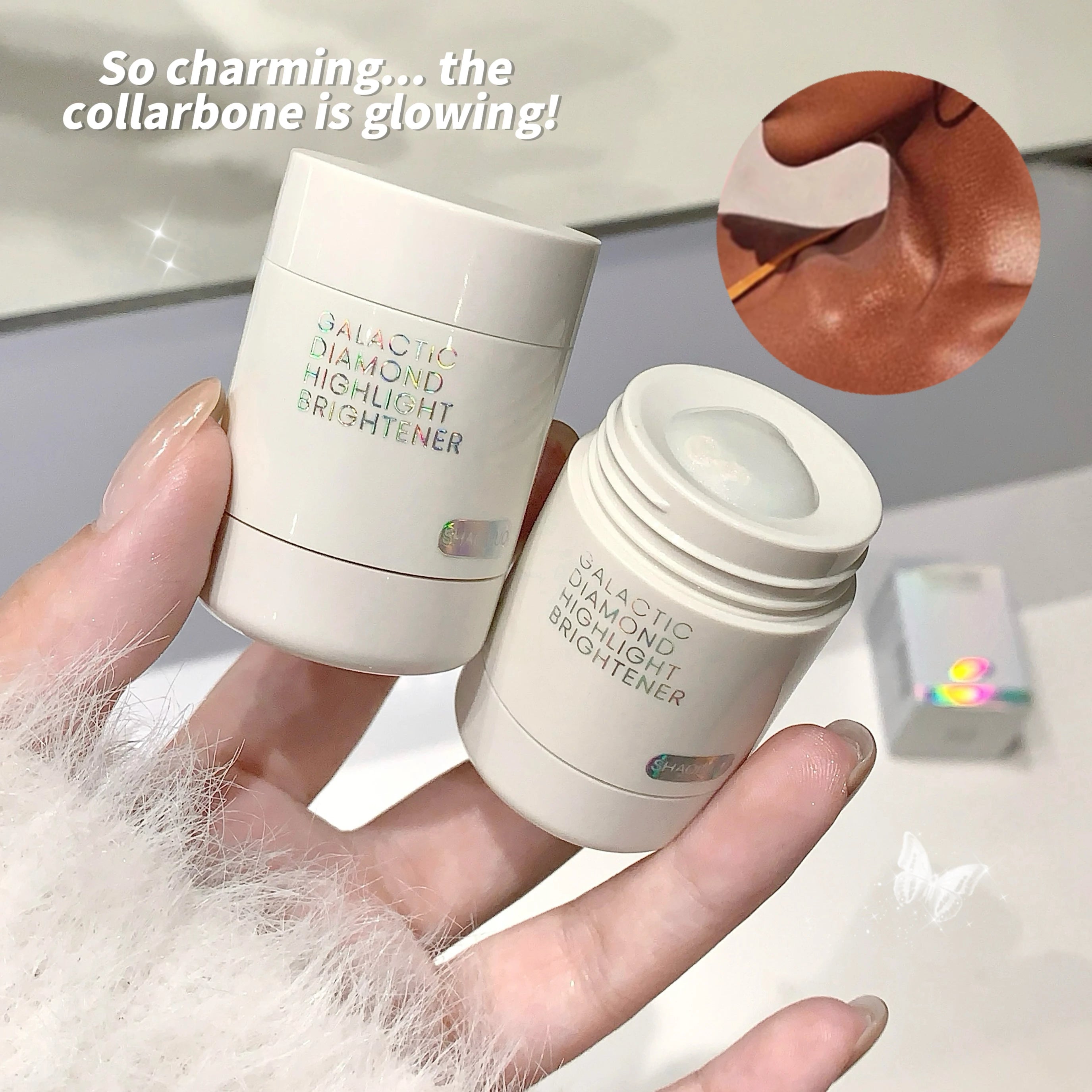 SHAQINUO Galaxy Star Diamond Highlighting Liquid Watery Radiance Highlight