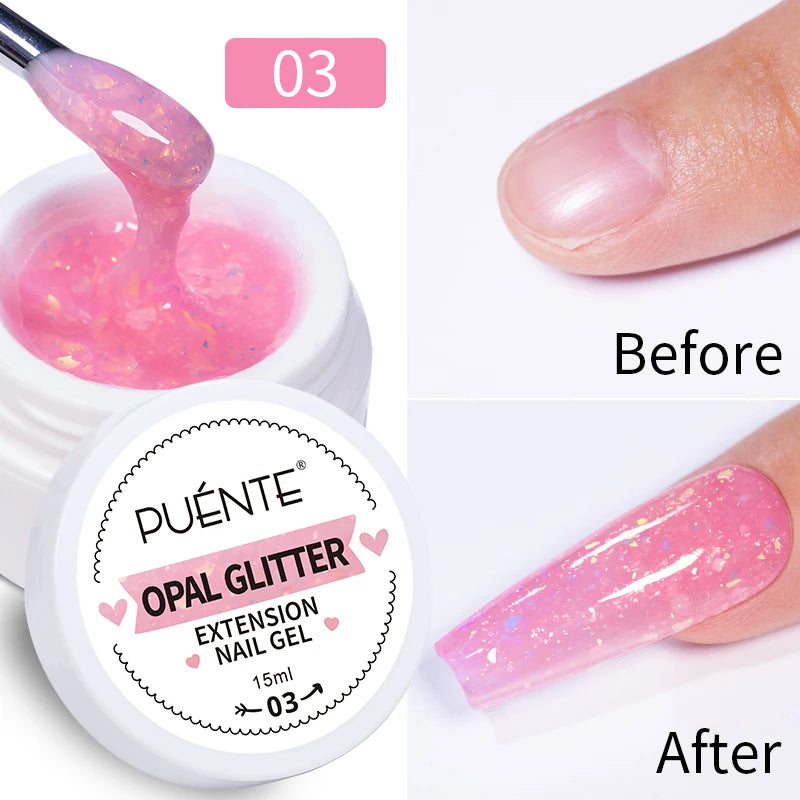 PUENTE 7.5ML Nude Shade Ceramic Cat Eye Gel Nail Polish Shiny Moonlight Cat Eye Gel Soak Off UV Semi-Permanent Nail Art Varnish