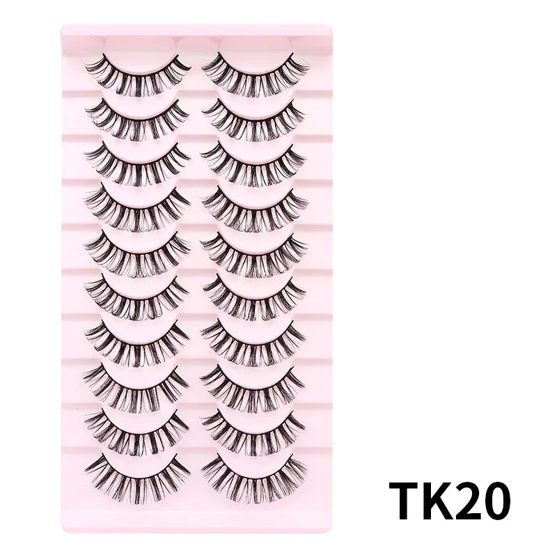 Russian Strip Lashes Makeup Lashes 25mm 3D Mink Volume Fluffy Natural False Eyelashes Thick Dramatic Mink Eyelashes Wholesale