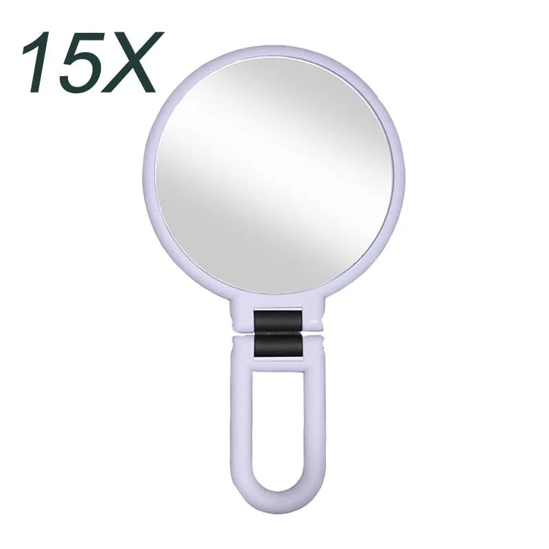 New 2/5/10/15x Magnifying Makeup Mirror Women's Pocket Mirror Small Folding Mirror for Table HUAZJ06