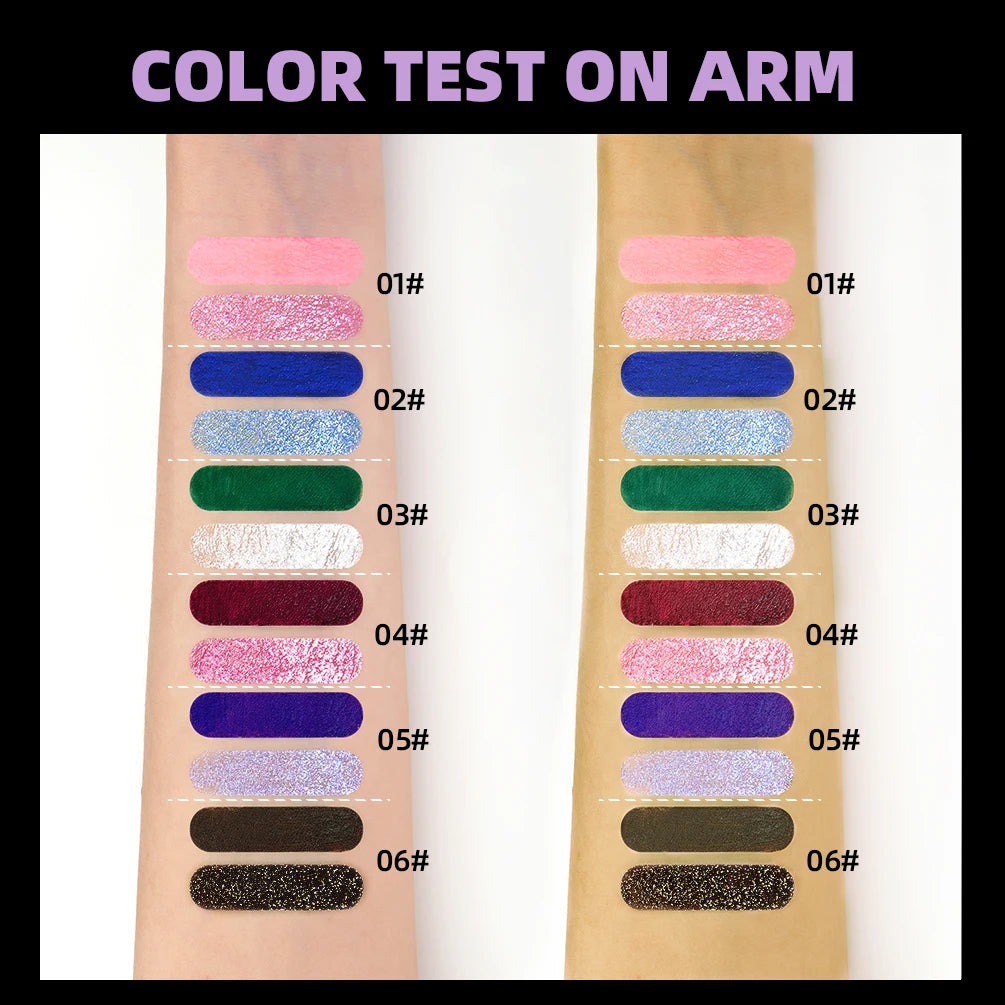 Qibest Double Head Diamond Glitter Waterproof Mascara