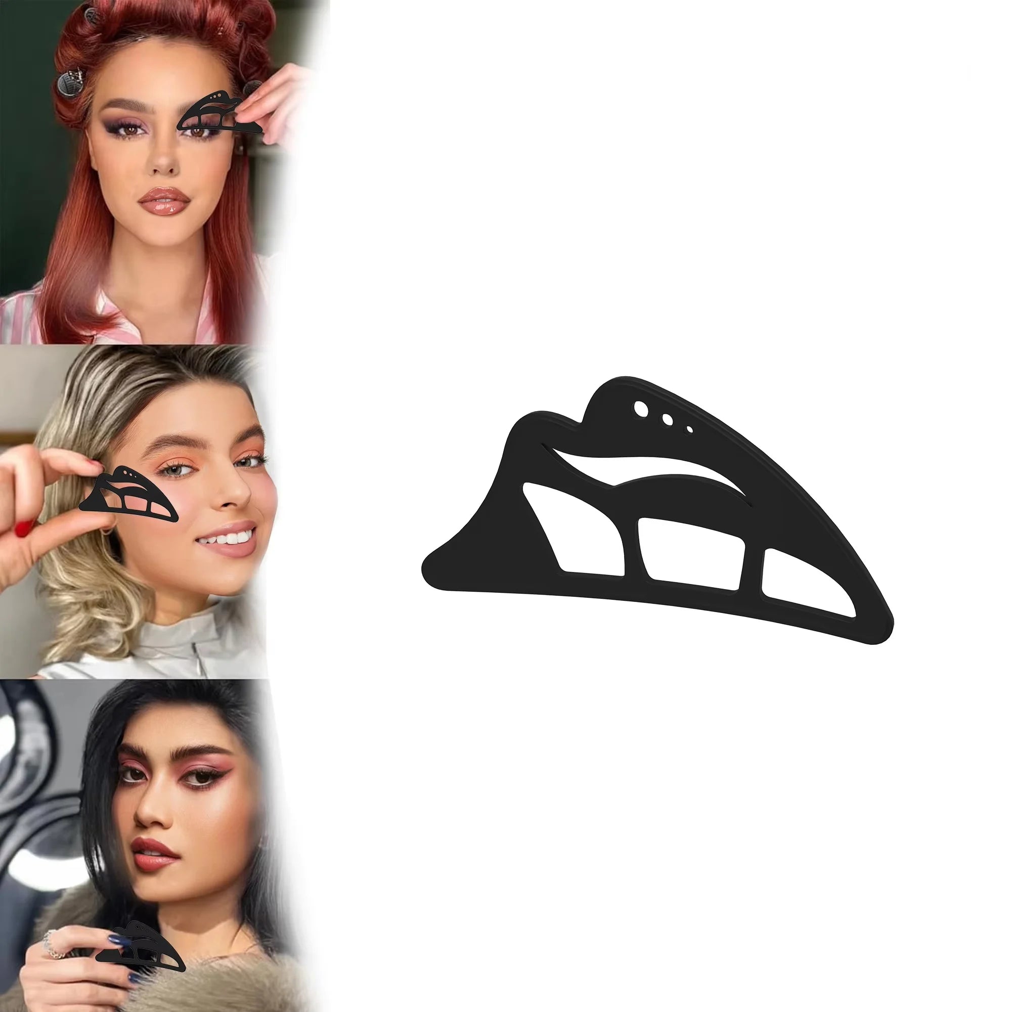 1-3PCs Female Eye Shadow Tool Multi-function Quick Eye Makeup Template Universal Eye Shadow Makeup Tool Suitable For Beginners