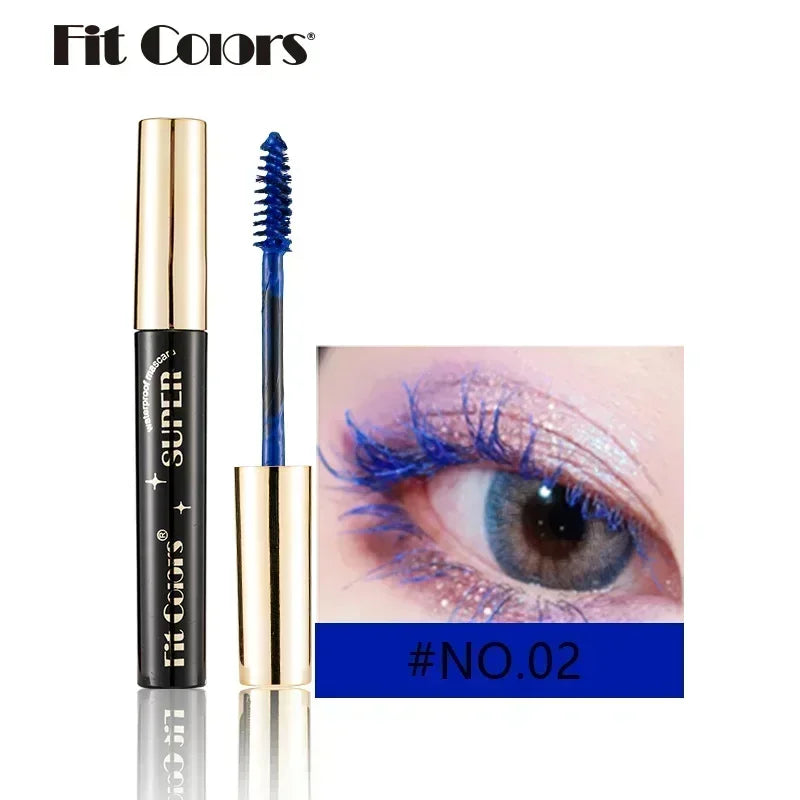 5D Silk Fiber Waterproof Mascara - 14 Colors Thick Lengthening