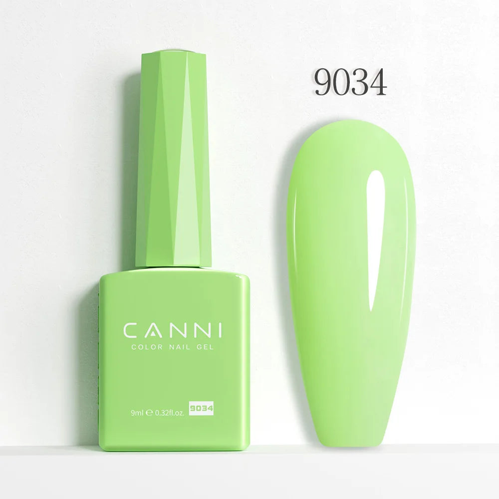 CANNI Hema Free Nail Gel Polish Fall Color Collection Semi Permanent Diamong Long Wear Top Coat Red Gorgeous JellyNude Color 9ml