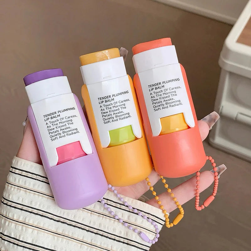 Gegebear Delicate and Moisturizing Lip Balm, Colorless Lip Care, Summer Moisturizing and Hydrating, Lipstick Primer, Lip Balm for Beauty, Moisturizing and Repairing, Anti-Dry and Anti-Cracking, Refreshing and Non-Sticky, Long