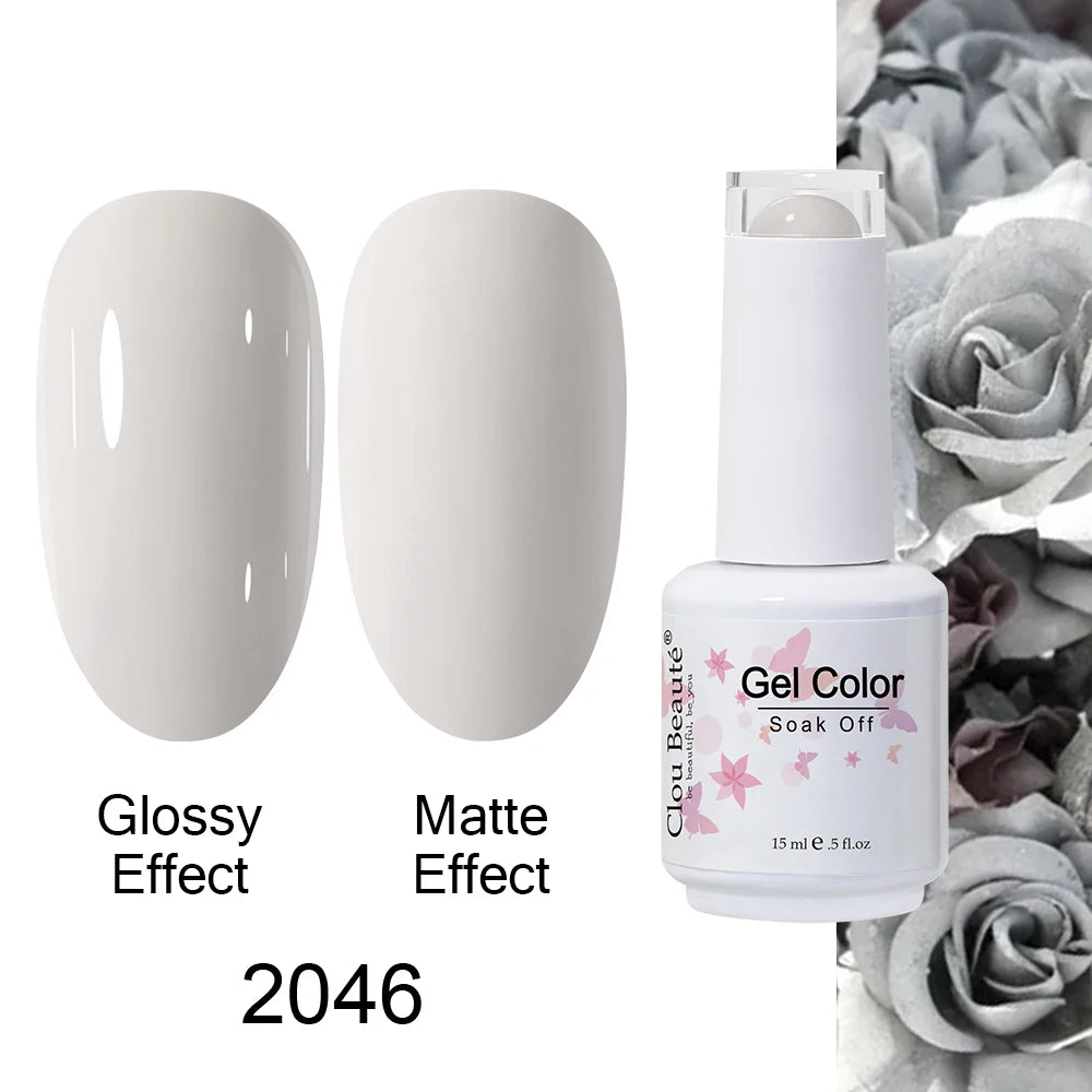 Clou Beaute Royal Blue Color Winter Trendy Semi Permanent Nail Art Manicure Varnishes Gel Nail Polish Hybrid Base Gel Top Coat