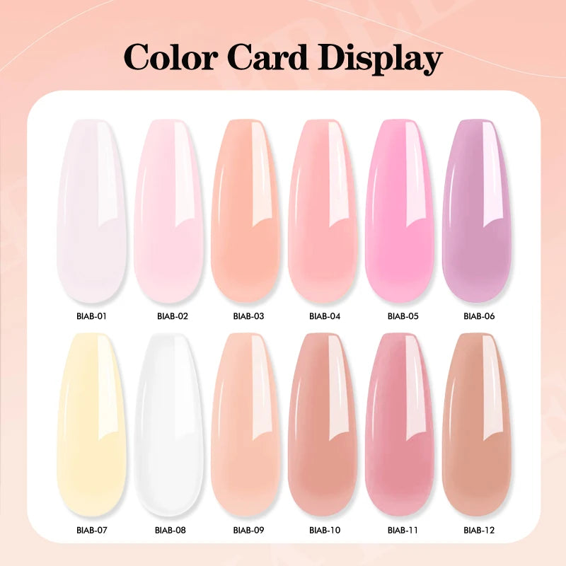 CHUNSHU Hema FREE Construction UV Gel 18ml Builder Nail Gel In A Bottle Semi Permanent Thick Rubber Base Gel Extension Nails Art