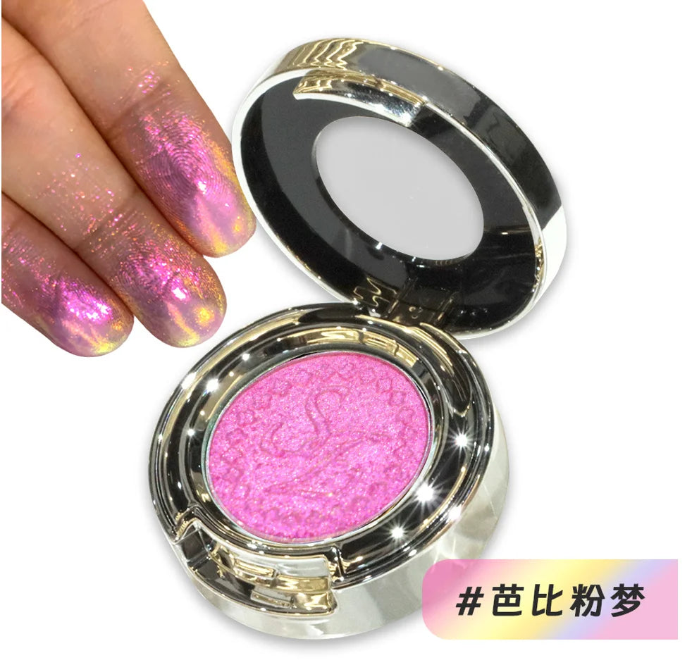 SheenEffect chameleon pigment Eyeshadow Single eye shadow Long-lasting Highlighter Easy to blend portable Makeup Cosmetics