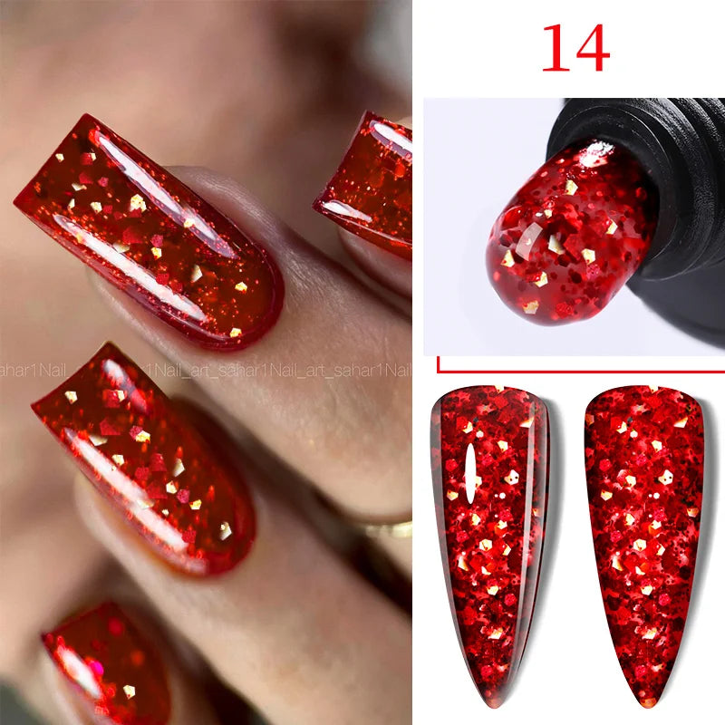 LILYCUTE 15ML Quick Extension Gel Nail Polish Milky White Clear Pink Color French Manicure Finger Prolong Nail Hard Gel Varnish