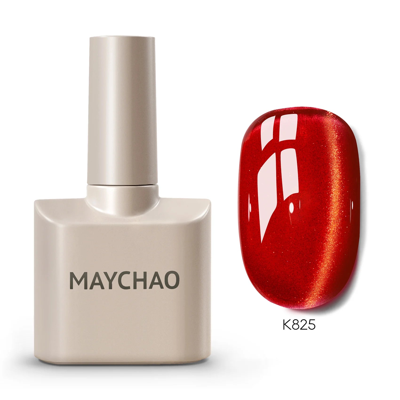 MAYCHAORomantic Galaxy Cat Eye Gel Nail Polish With Magnet Soak off UV Holographic Magnetic Rainbow Gel Polish for Nail Manicure