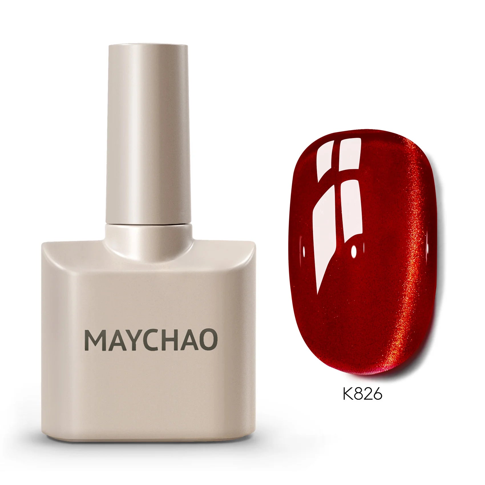 MAYCHAORomantic Galaxy Cat Eye Gel Nail Polish With Magnet Soak off UV Holographic Magnetic Rainbow Gel Polish for Nail Manicure