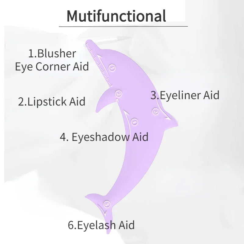 Cat Line Eyeliners Stencils Model Easy To Make Up Stencils Whale Eye Template Shapers Eyeliner Card Women Eye Makeup Beauty Tool
