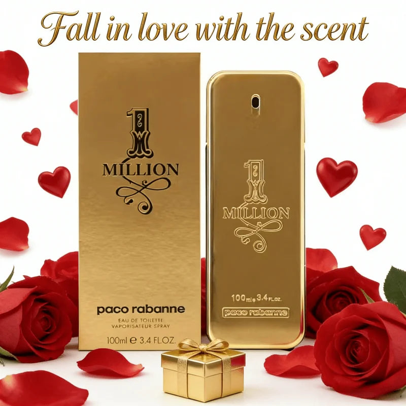 Paco Rabanne 1 Million Men's Cologne - Long-Lasting Durable Perfume for Men, Irresistible Scent to Attract Women (Replaceable &