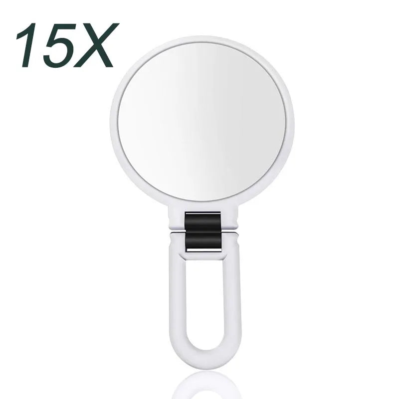 New 2/5/10/15x Magnifying Makeup Mirror Women's Pocket Mirror Small Folding Mirror for Table HUAZJ06