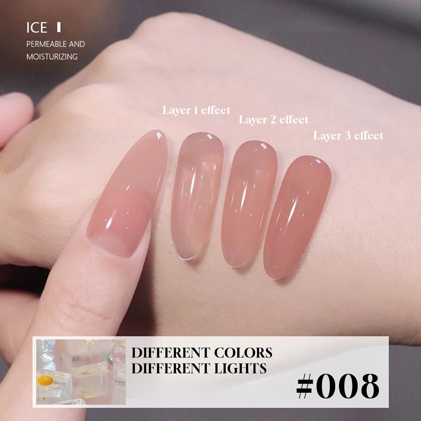 MIANEL  12ML Japanese Style Fairy Gel Nail Polish White Pink Nude Color Ice Clear Nail Polish Pink Nails Summer Nails 1-24pcs
