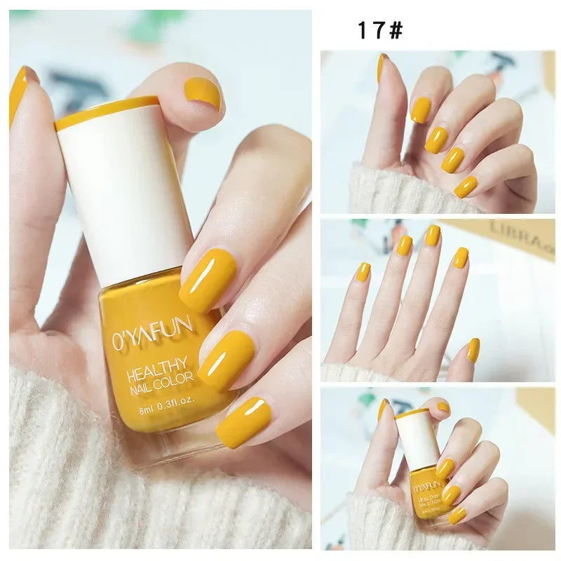No-bake Nail Polish Nail Art Tearable Quick Dry Normal Without Lamp Nail Polish Glitter Sequins UV Varnish Nails Tools