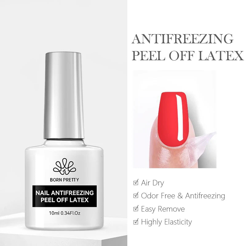 BORN PRETTY 10ml Blood Red Jelly Gel Nail Polish Halloween Nails Art Gel Polish Sheer Translucent Nail Gel for Winter Manicure