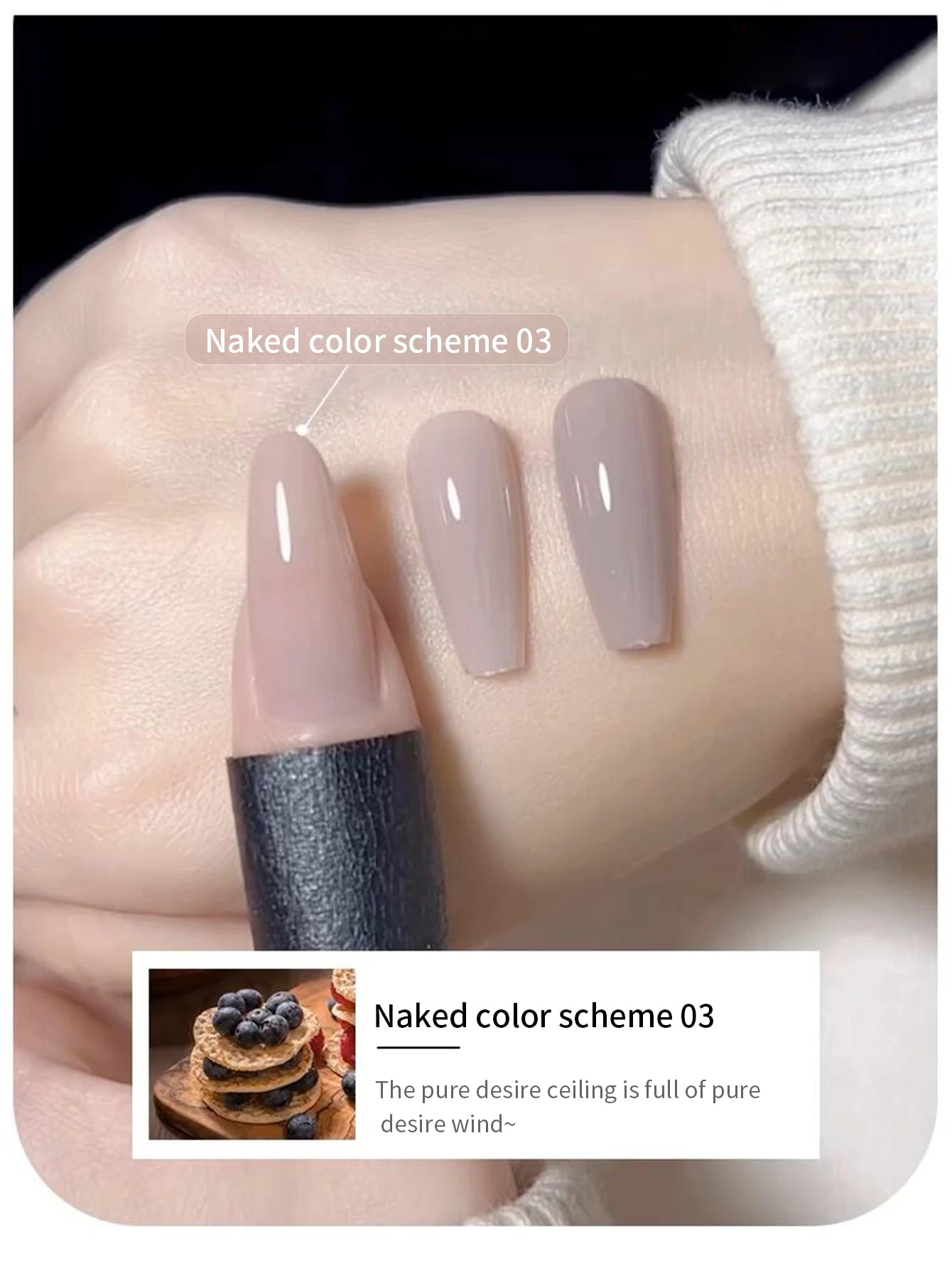 MIANEL  12ML Japanese Style Fairy Gel Nail Polish White Pink Nude Color Ice Clear Nail Polish Pink Nails Summer Nails 1-24pcs