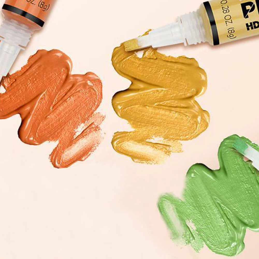3 Piece Concealer Kit Set - Face Camouflage Cream for Acne Scars, Under Eye Dark Circles, Contouring & Foundation Makeup