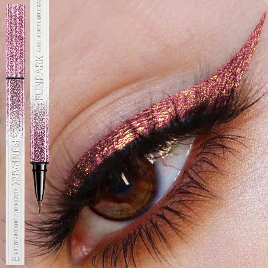 Metallic Liquid Eyeliner - Waterproof Shiny Pearlescent 0.6ml