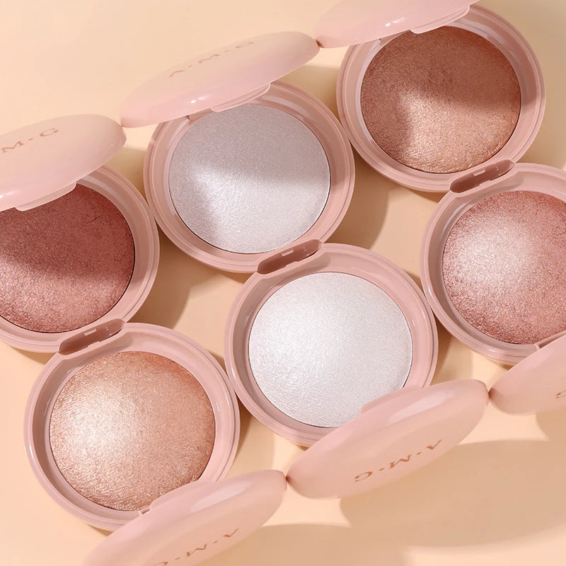 Waterproof Highlighter Powder - Long-Lasting Shimmer Glitter Face Contour Brighten Makeup for Eyes,Cheeks,Body,Hair Cosmetic