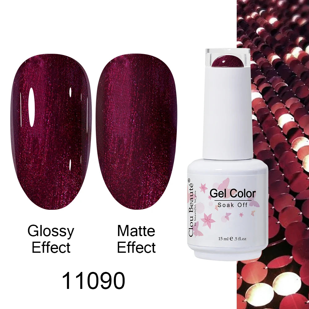 Clou Beaute Royal Blue Color Winter Trendy Semi Permanent Nail Art Manicure Varnishes Gel Nail Polish Hybrid Base Gel Top Coat