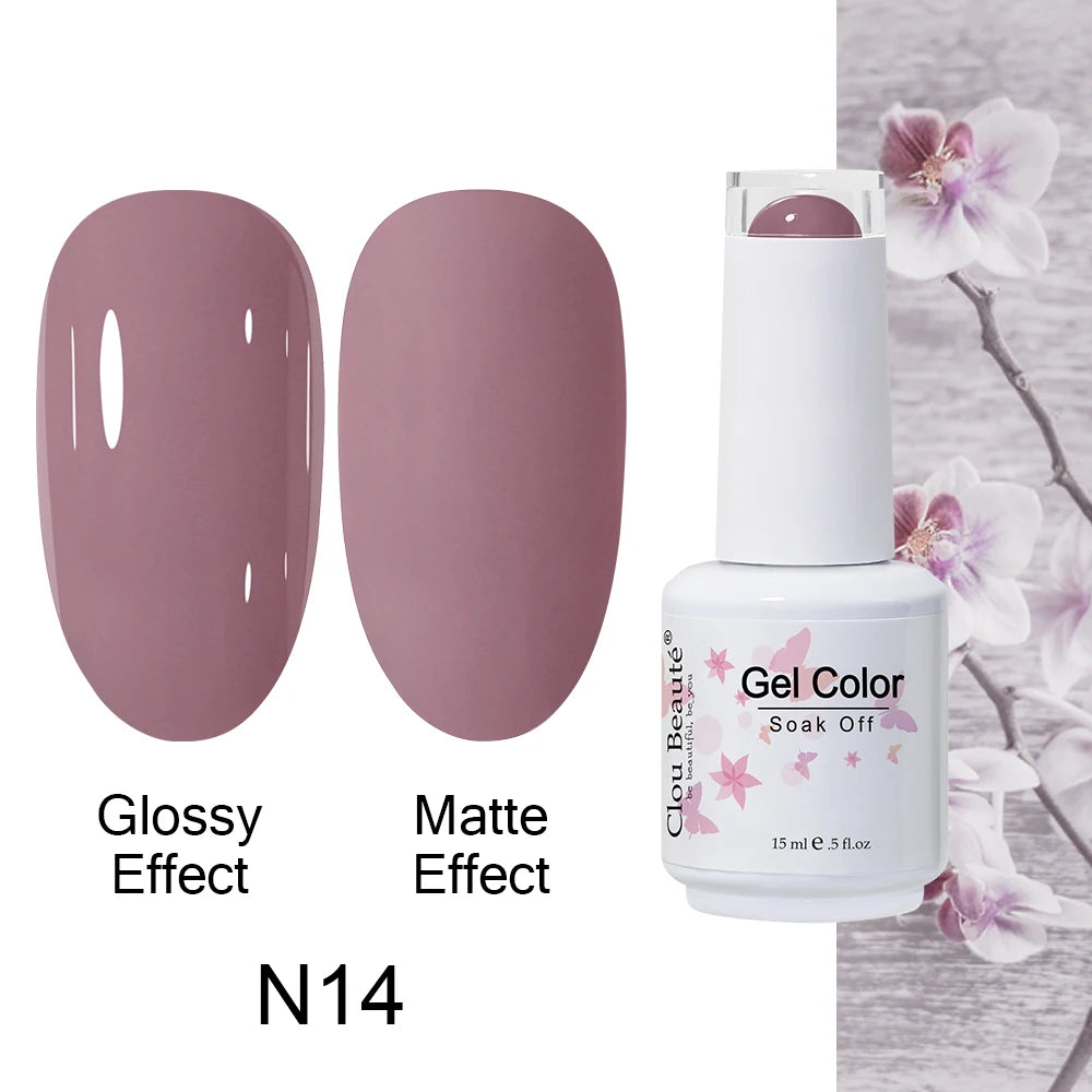 Clou Beaute Royal Blue Color Winter Trendy Semi Permanent Nail Art Manicure Varnishes Gel Nail Polish Hybrid Base Gel Top Coat