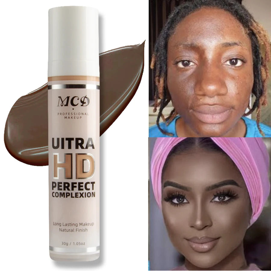9 Shade Full Coverage Concealer Liquid Foundation  makeup high coverage  Base makeup  cushion Foundation cream  Natural Matte