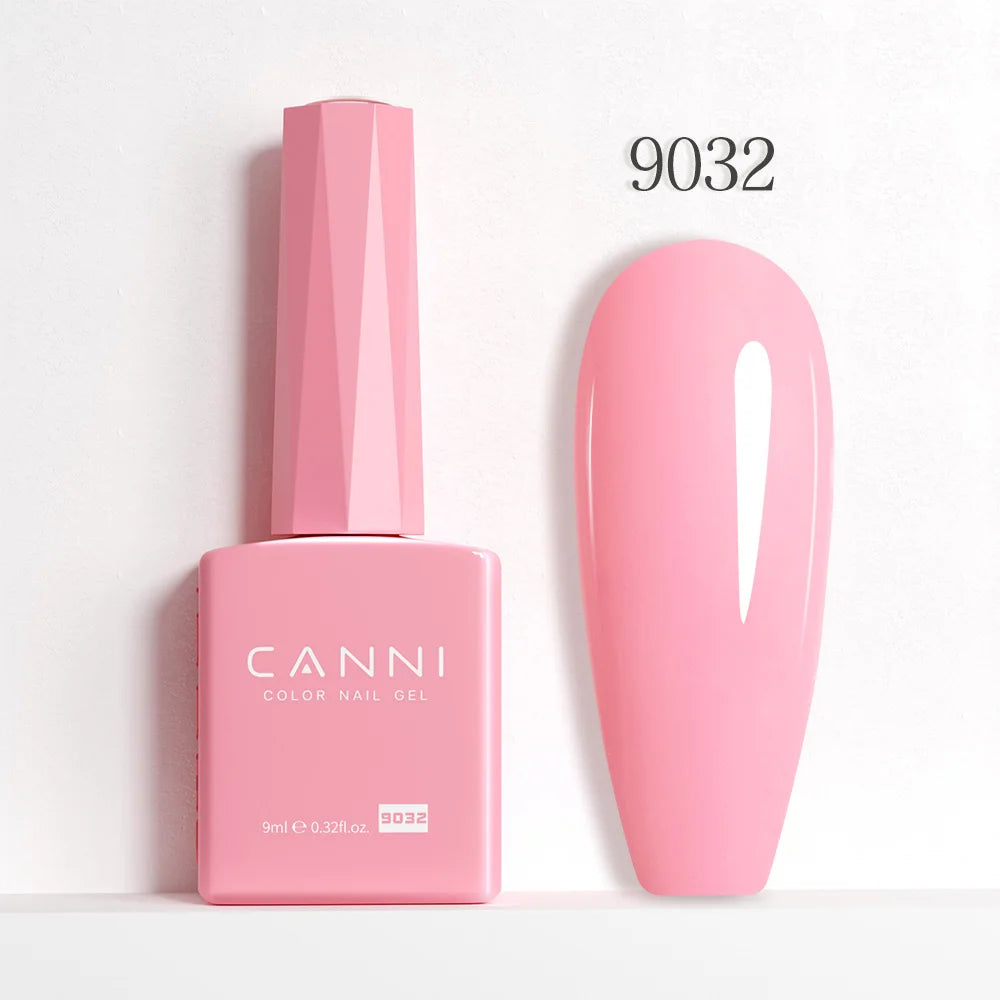 CANNI Hema Free Nail Gel Polish Fall Color Collection Semi Permanent Diamong Long Wear Top Coat Red Gorgeous JellyNude Color 9ml