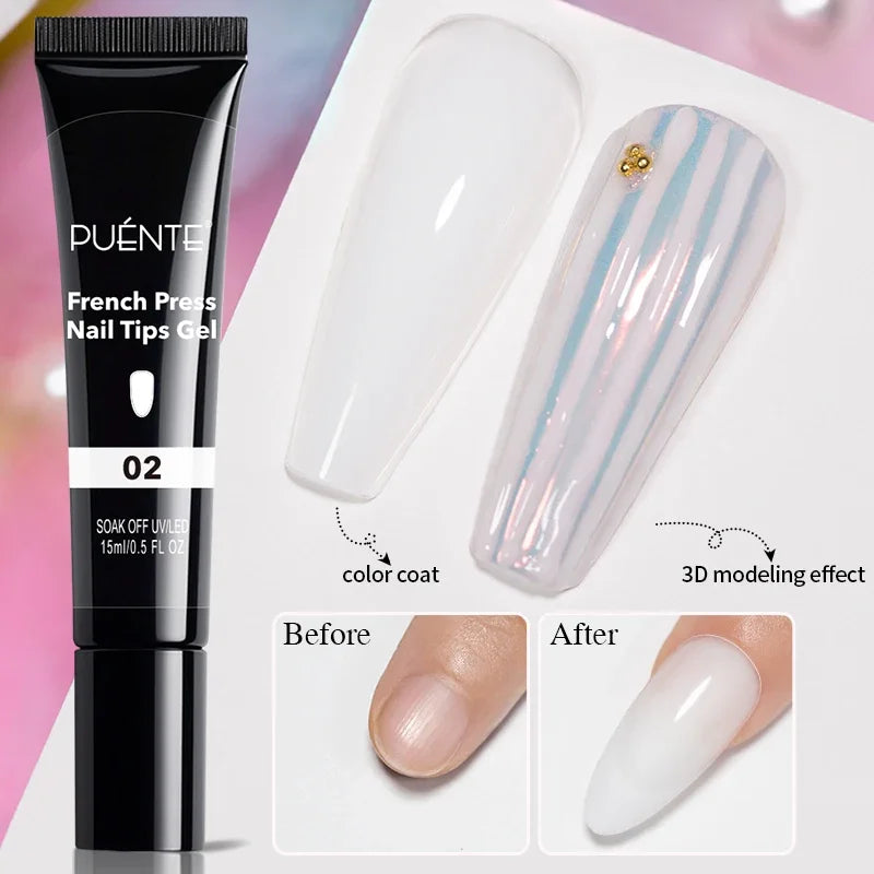 PUENTE Fruit Series Cat Magnetic Gel Nail Polish Summer Green Purple Pink Cat Eye Nail Gel Soak Off UV Semi-Permanent Varnish