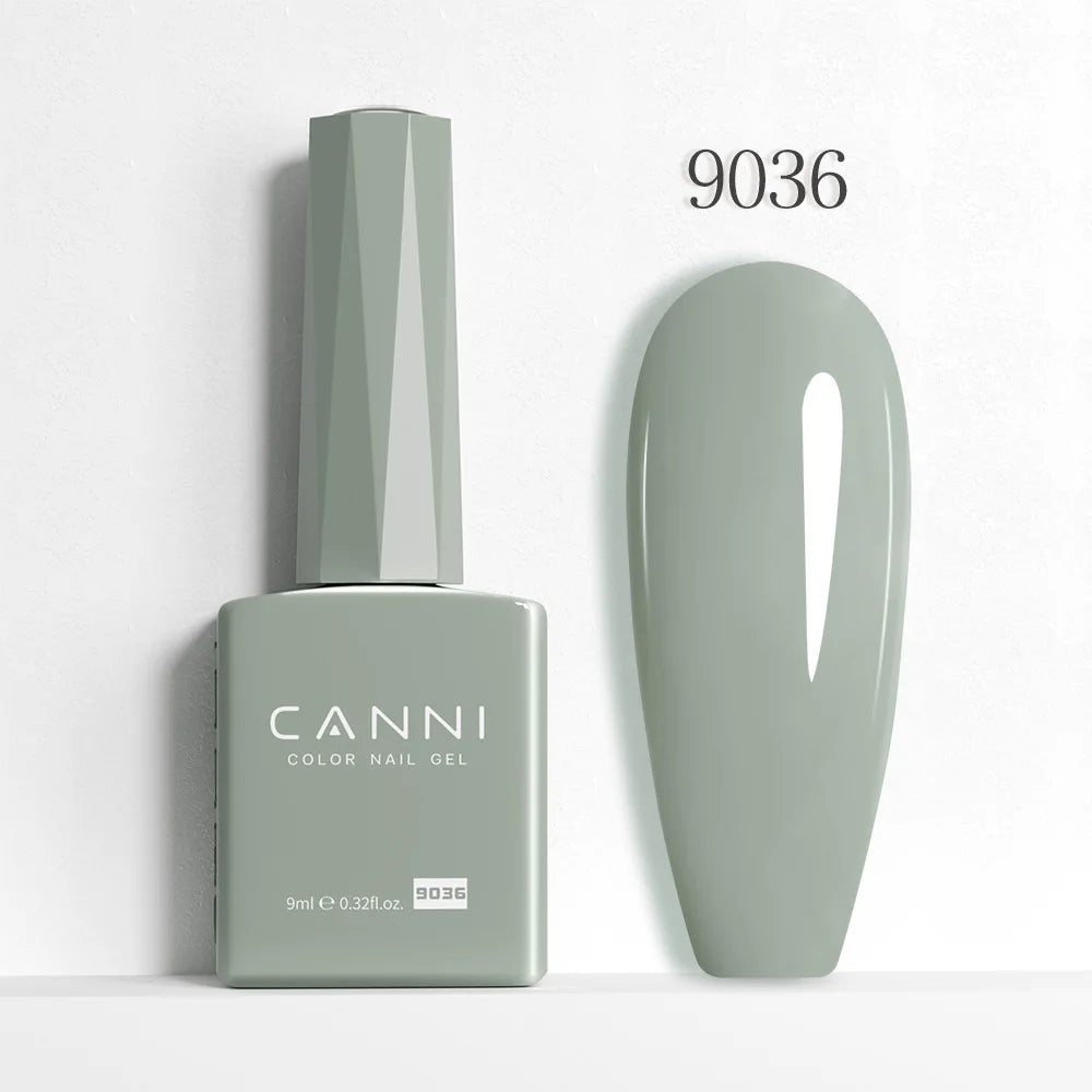 CANNI Hema Free Nail Gel Polish Fall Color Collection Semi Permanent Diamong Long Wear Top Coat Red Gorgeous JellyNude Color 9ml