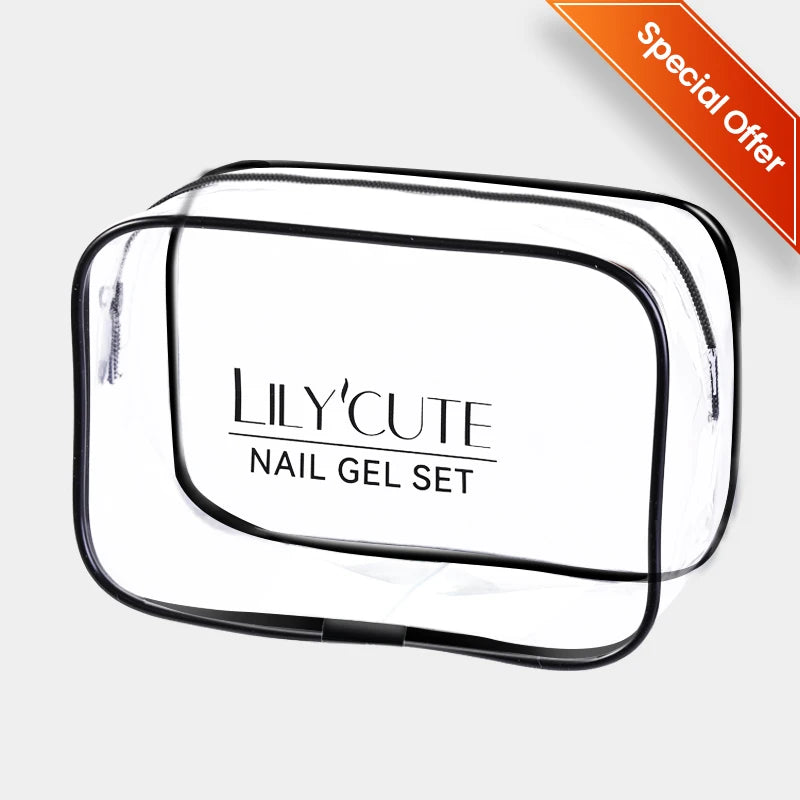 LILYCUTE 7ML Colorful Gel Nail Polish 129 Colors Long Lasting For Manicure Semi Permanent Base Top Coat Nail Art UV Gel Varnish
