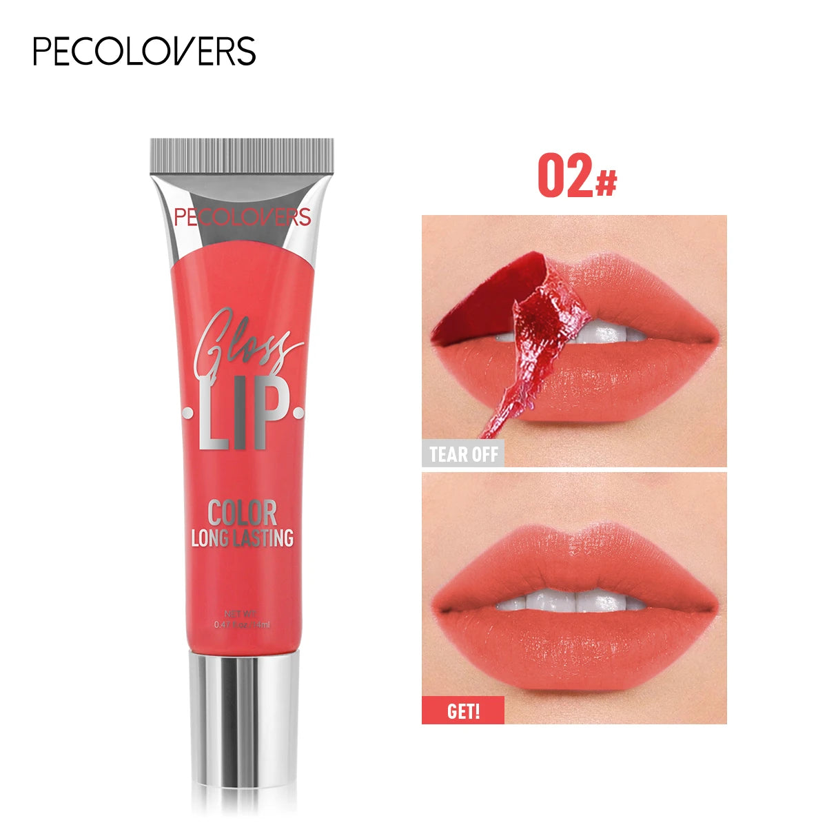 Tear-Off Lip Glaze 6 Colors Peel-Off Liquid Lipstick Waterproof Long Lasting Moisturizing Matte Red Lip Gloss Beauty Cosmetics