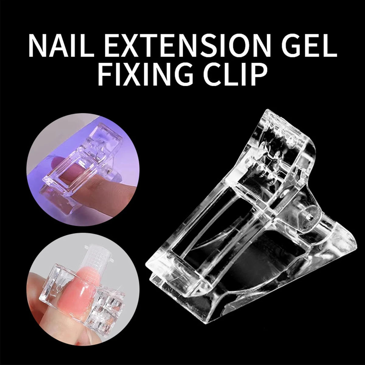 6PCS Extension Nail Polymer Gel Set 15ML Quick Building UV/LED Gel with Nails Mini Lamp for Manicure Extension Art DIY Tools Kit