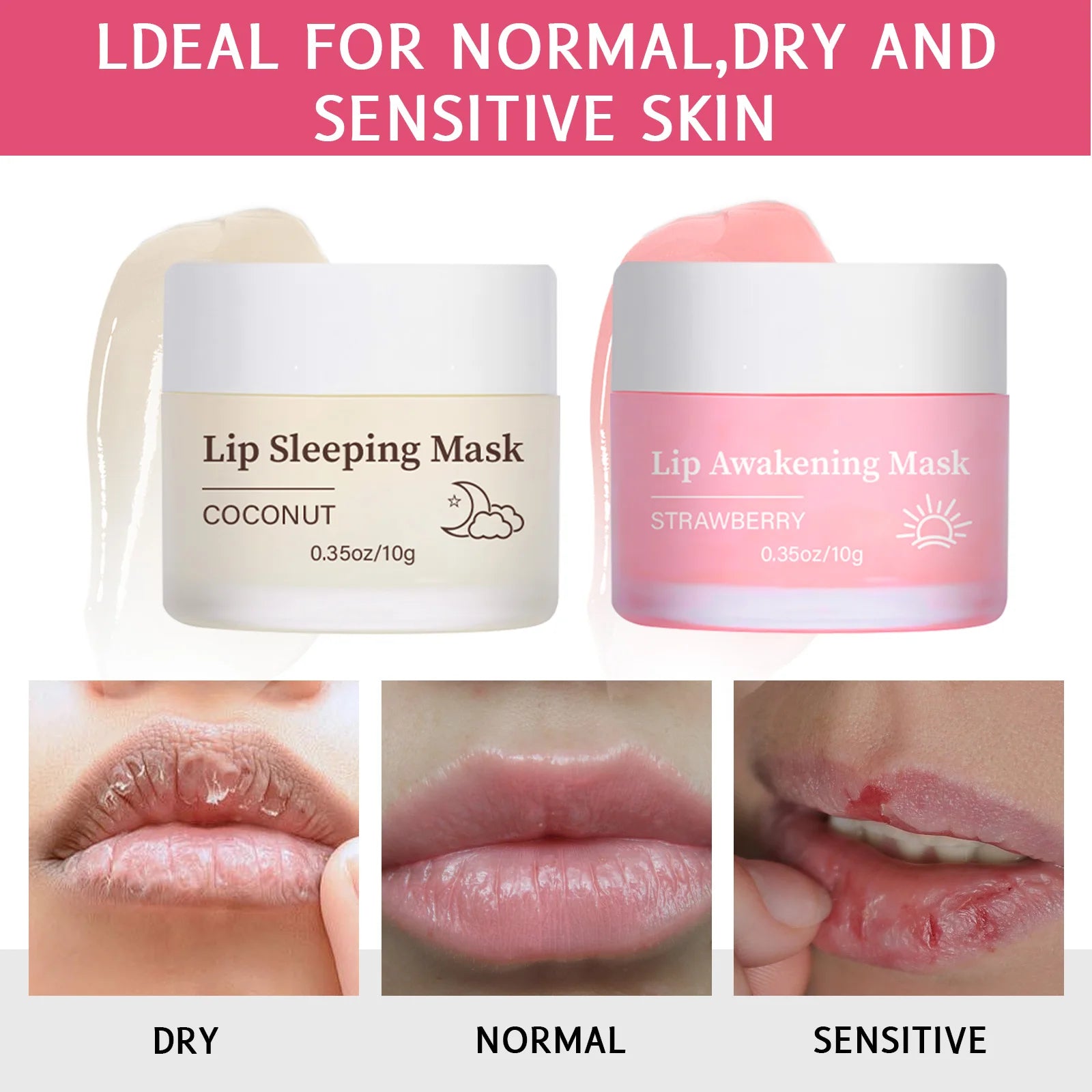 Collagen Nourishing Lip Mask Lip Care Moisture Essence Firming Moisturizing Labial Gel Patch Lips Pad Patches Lip Gloss Mask 4PC