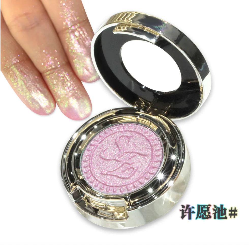 SheenEffect chameleon pigment Eyeshadow Single eye shadow Long-lasting Highlighter Easy to blend portable Makeup Cosmetics