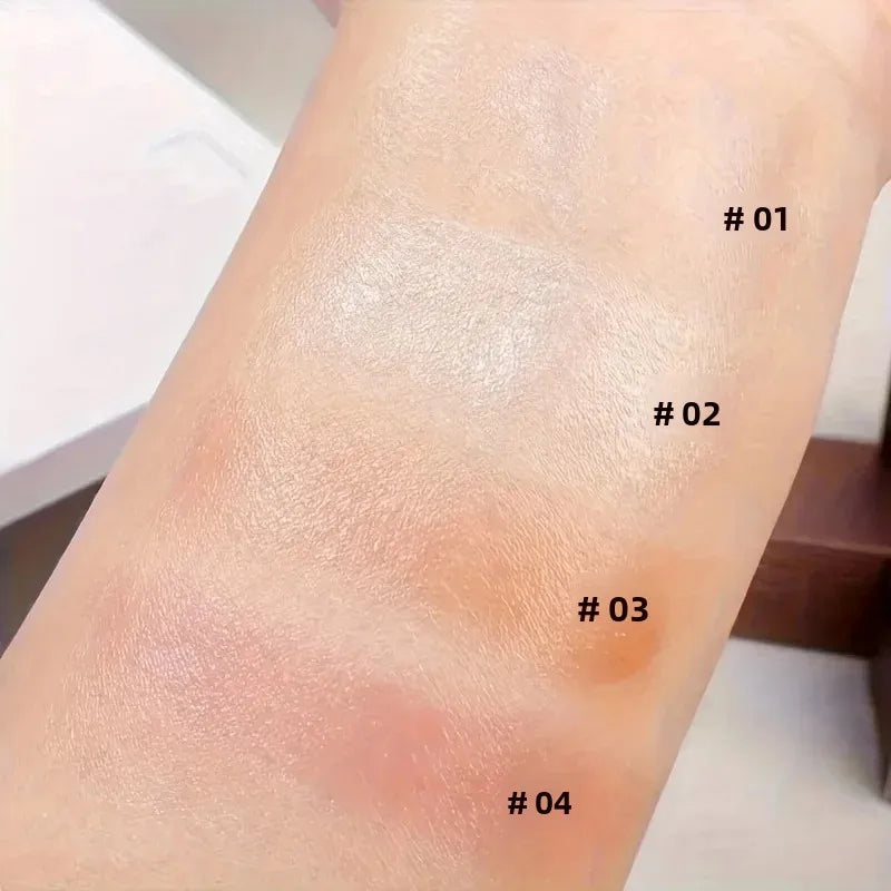 Waterproof Brighten Face Highlighter Blush Stick Makeup Glitter Corrector Contour Illuminator Shimmer Rouge Stick Cream Cosmetic
