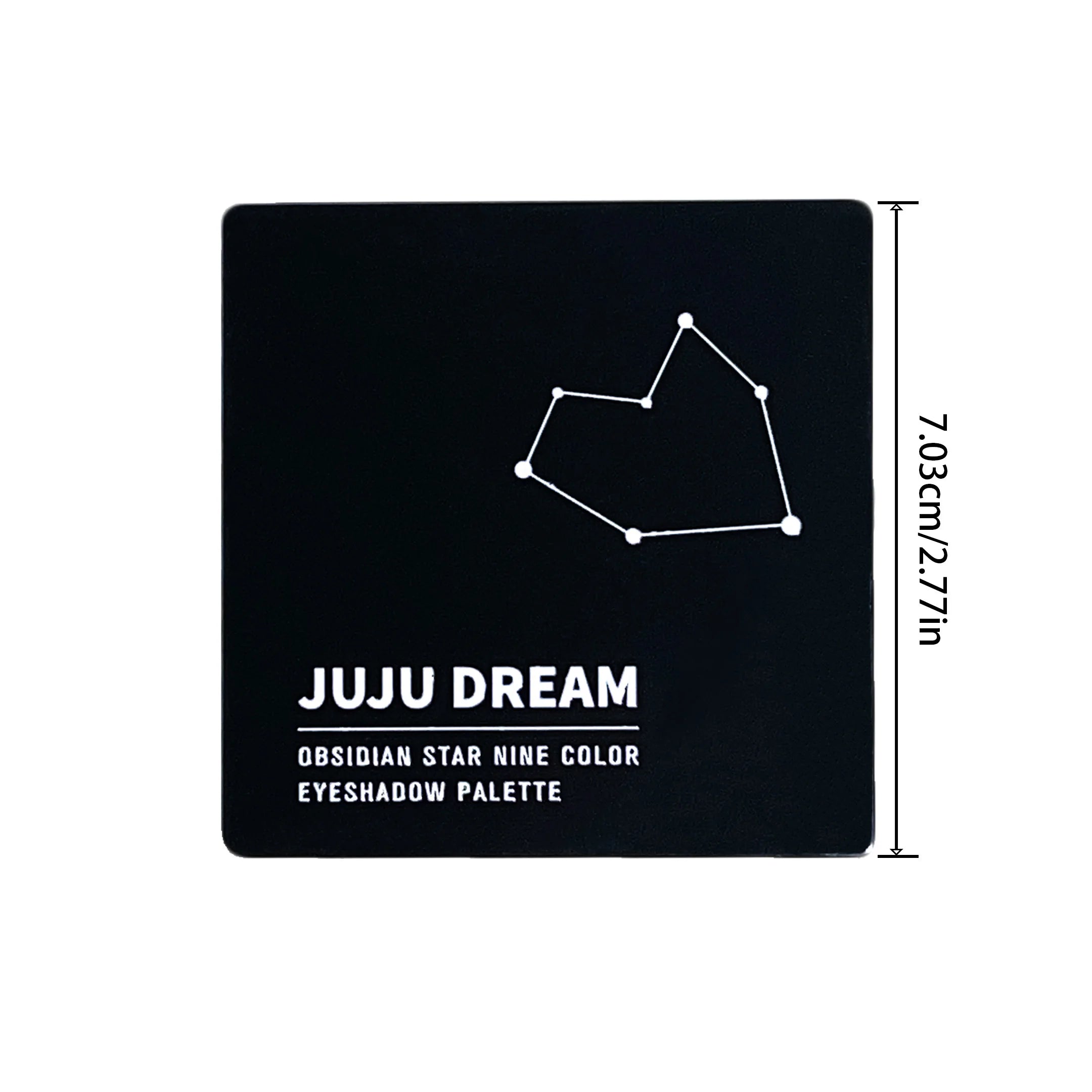 9-Shade Eyeshadow Palette - Black Swan Smoky Glitter & Matte