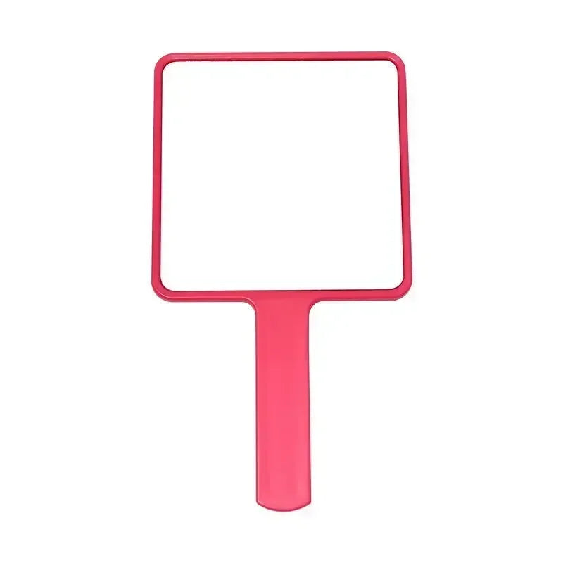 Eyelash Extension Handheld Makeup Mirror Square Makeup Vanity Mirror with Handle Hand Mirror SPA Salon Compact Mirrors