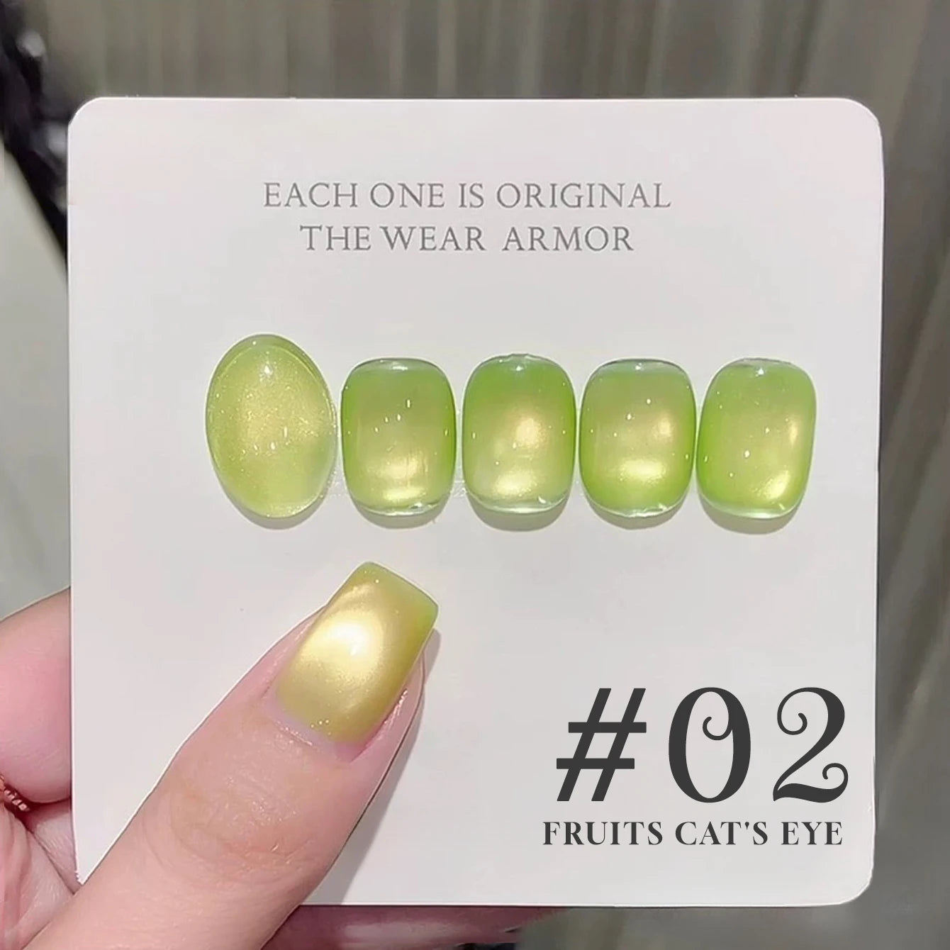 MIANEL 12ML Emperor Green Cat Eye Gel Nail Polish Whitenning Nails Green Nails Suitable For Nail Salons Nail Supplies  1-21pcs