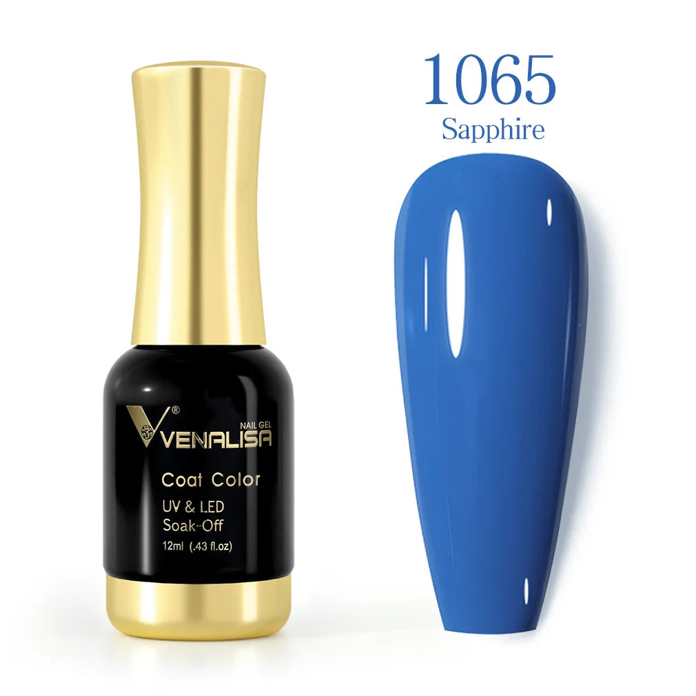Venalisa 12ml Platinum Gel Nail Polish Super Shiny Effect Nail Gel Perfect Soak off UV&LED Nail Color Foil Chrome Gel Polish
