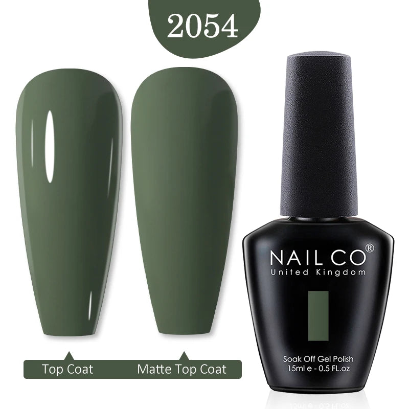 NAILCO Red Colors Series 15ML Nail Gel Polish Nail Supplies Semi Permanent For Nail Art Manicure Soak Off LED UV Hybrid Varnish
