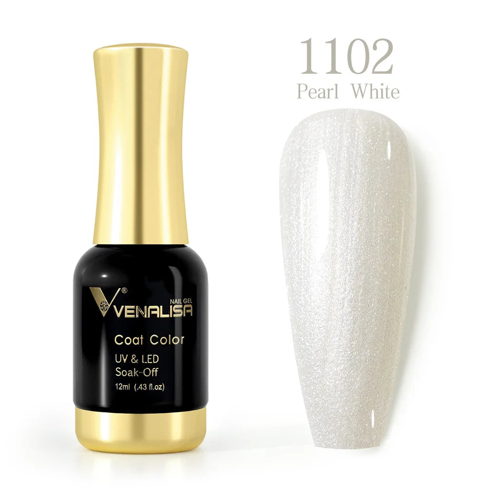 Venalisa 12ml Platinum Gel Nail Polish Super Shiny Effect Nail Gel Perfect Soak off UV&LED Nail Color Foil Chrome Gel Polish