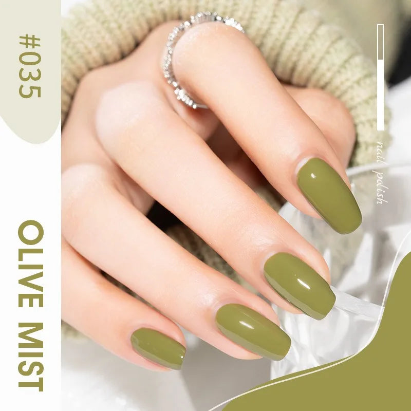 40 Colors New Nail Polish for Summer Water-based Quick Drying Tearable Nail Art Semipermanent Monochrome No Baking Lamp Varnish